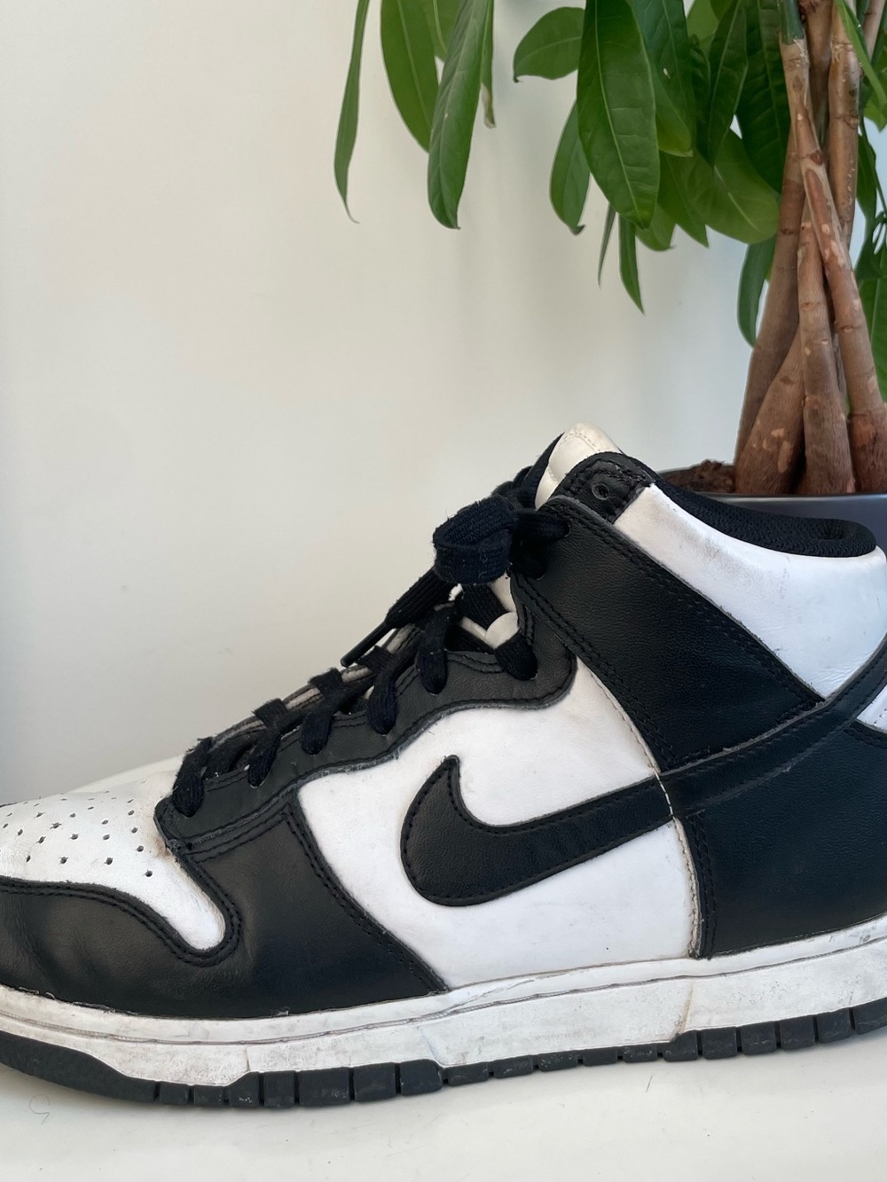 Women Size 10 Nike Dunk High
Panda Black White Shoes